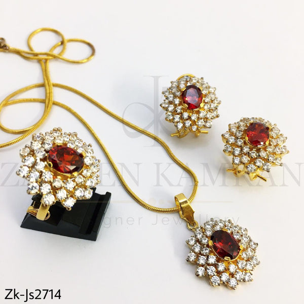 Garnet Zirconian set