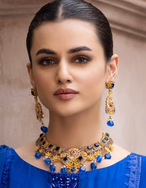 Sapphire champagne set