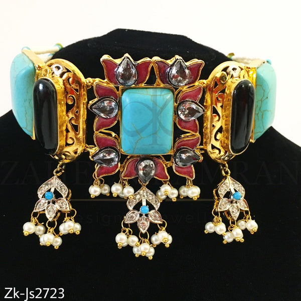 Feroza choker set