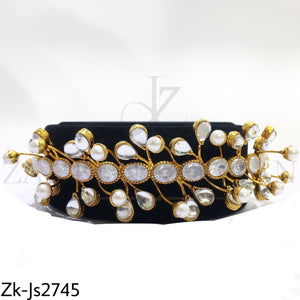 Crystal gold choker set