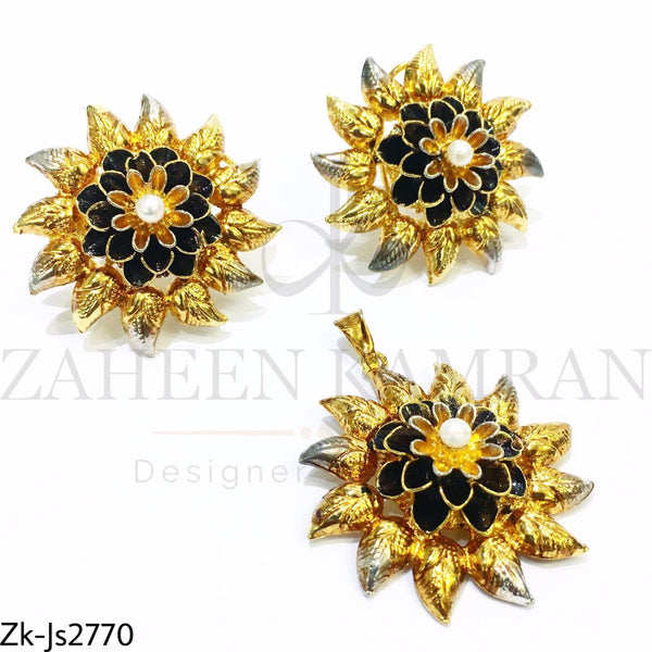 Sunflower pendant set