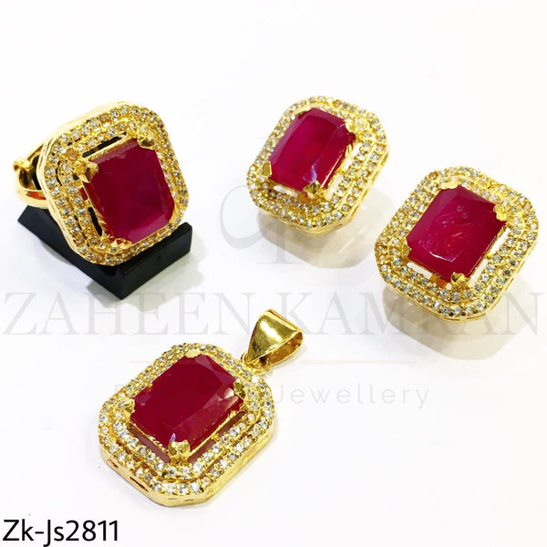 Ruby Zirconian set