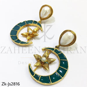 Chand tara pendant set