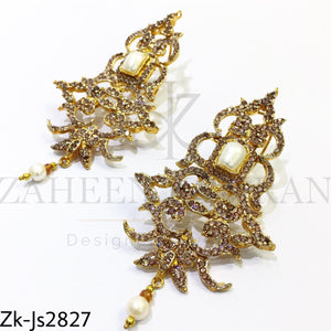 Champagne zirconian charm