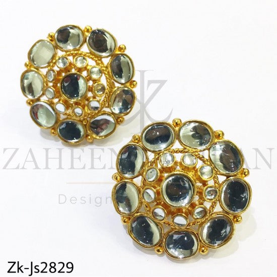 Kundan seesh choker set