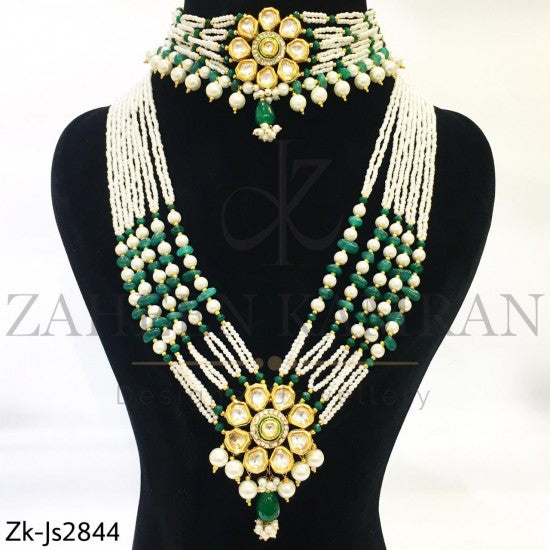 Kundan handwoven set