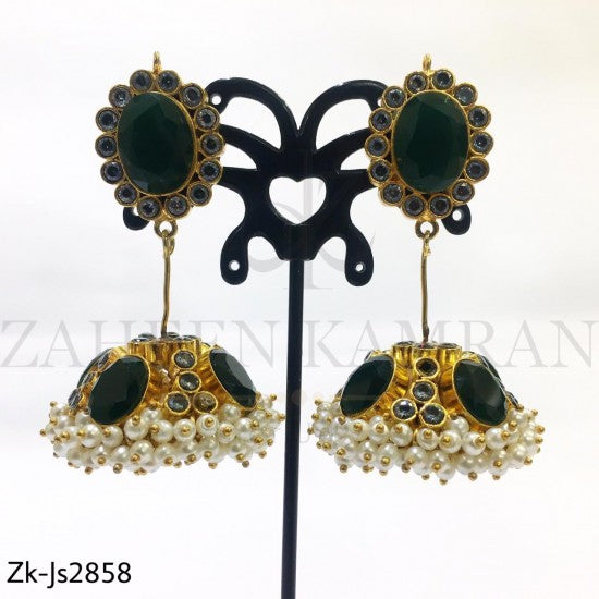 Kundan emerald set