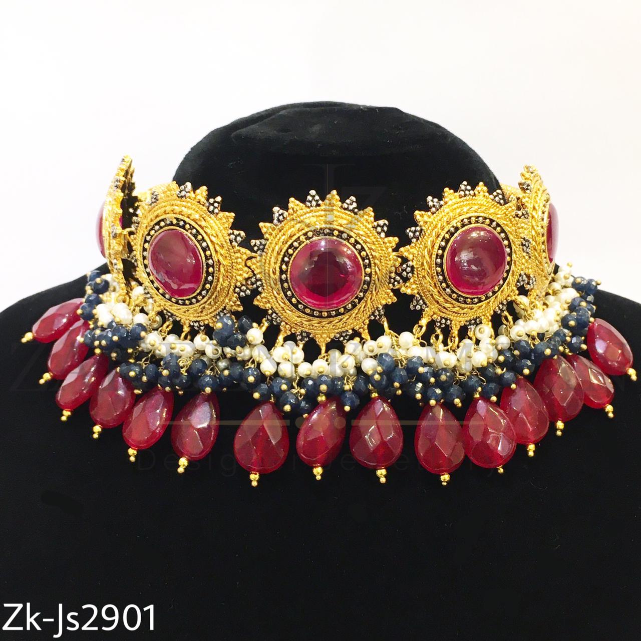 Floral ruby set