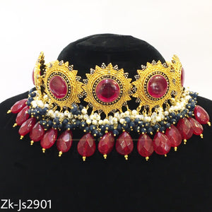 Floral ruby set