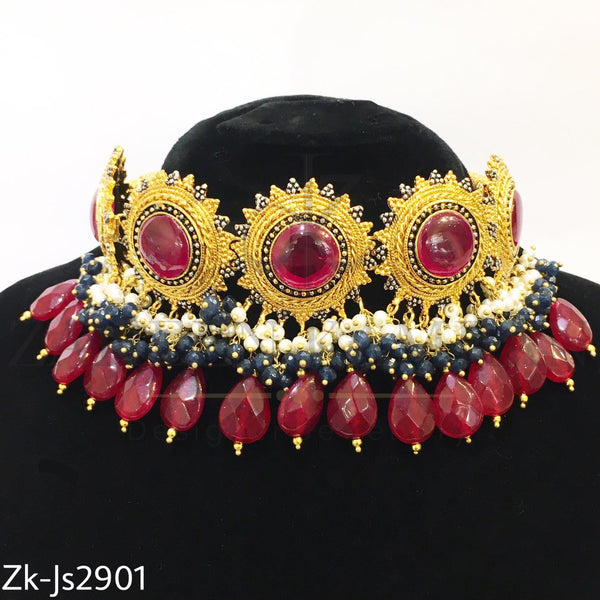 Floral ruby set
