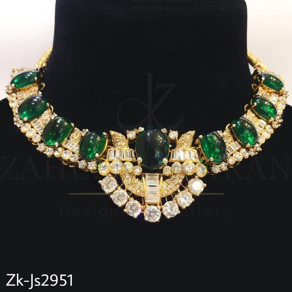 Emerald zirconian set