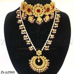 Solid kundan set