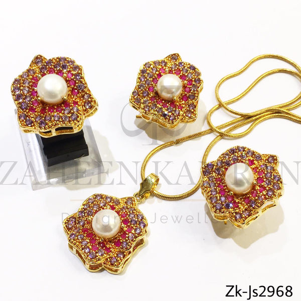 Floral Pendant Set