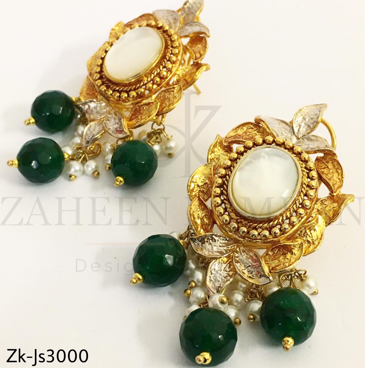 Green Sleek Choker Set