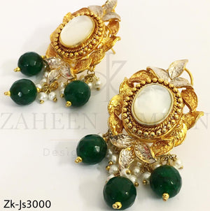 Green Sleek Choker Set