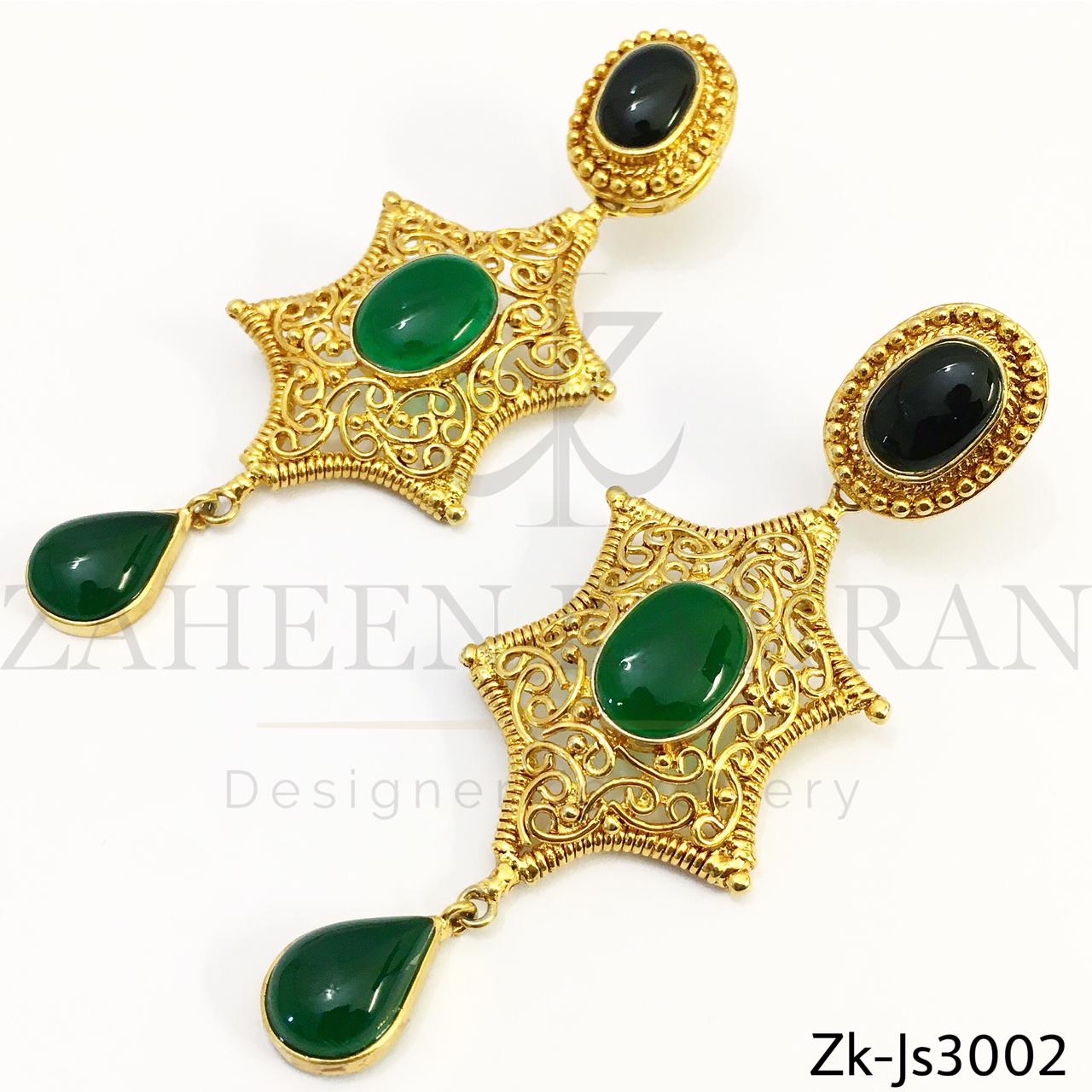 Emerald star mala set
