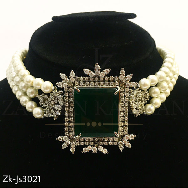 Zirconian Stylish Choker Set