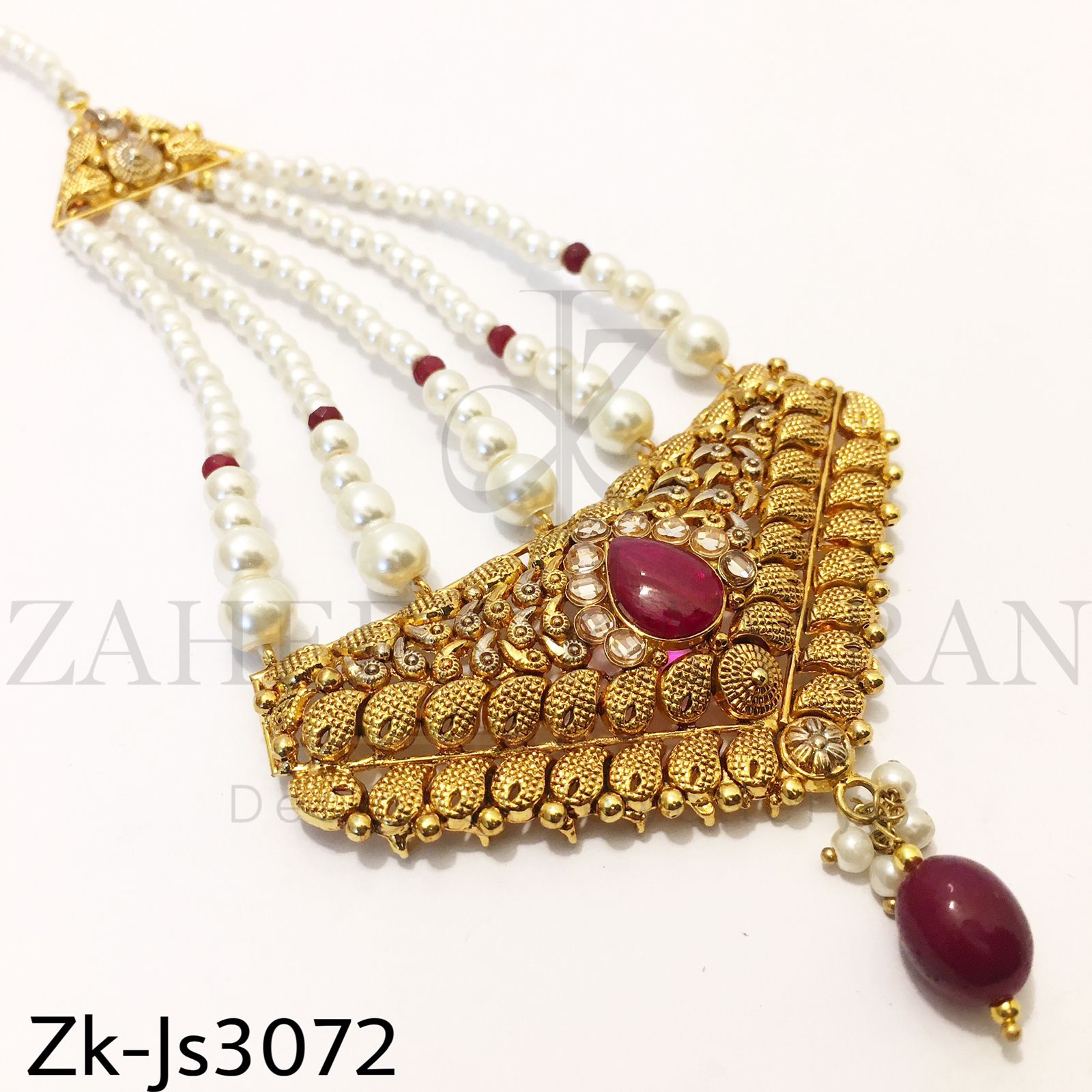 Ruby Antique Bridal Set