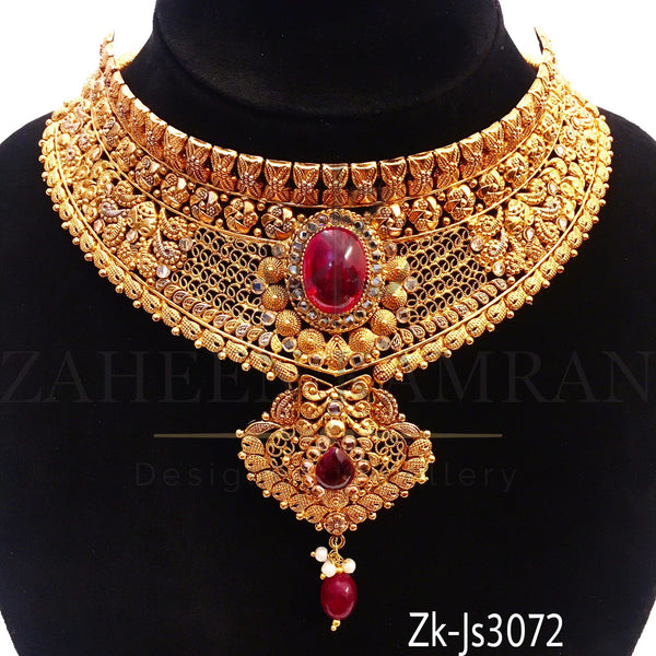 Ruby Antique Bridal Set