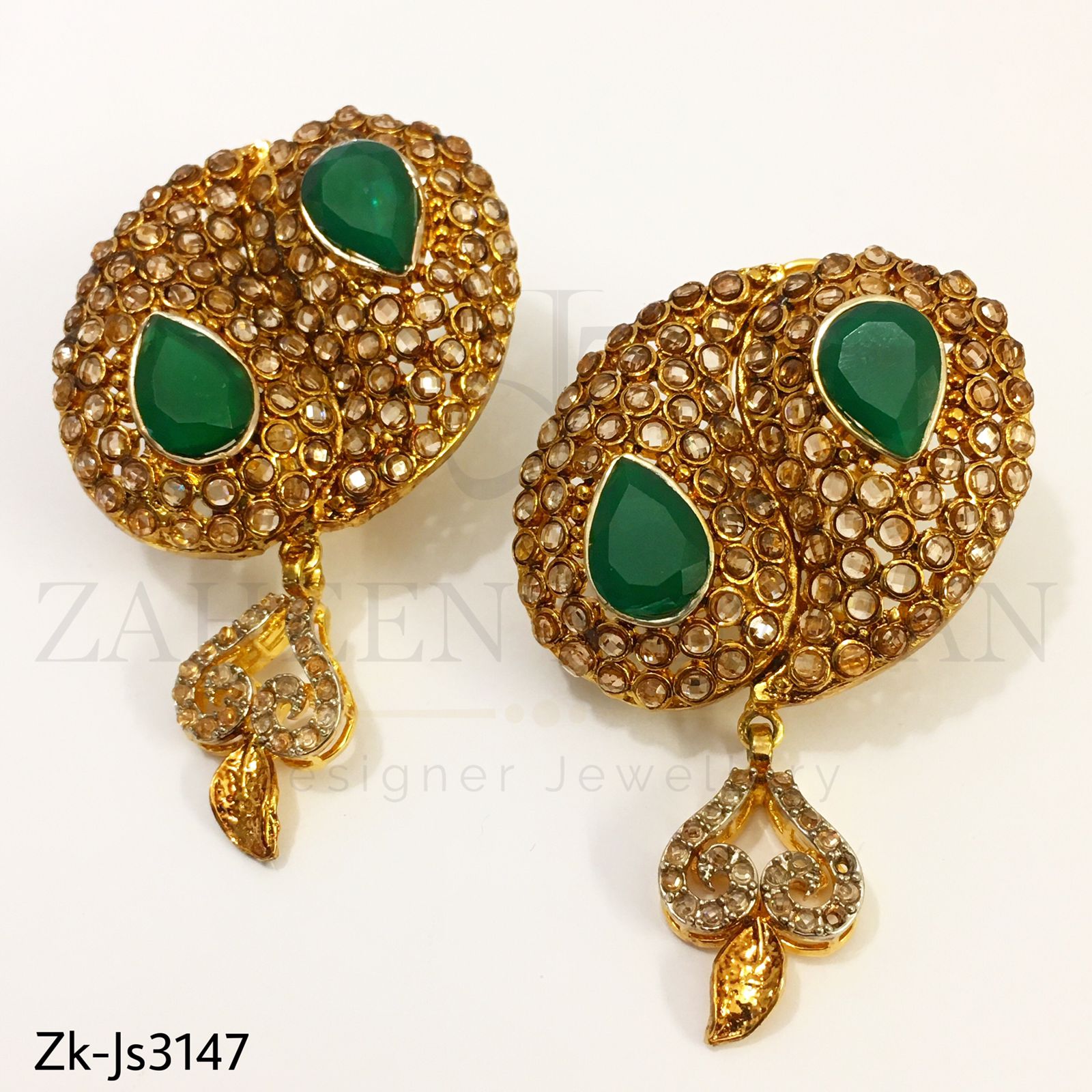 Champagne Emerald Set