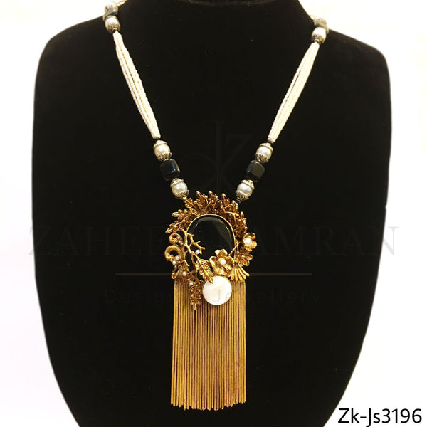 Chained Pendant Mala Set