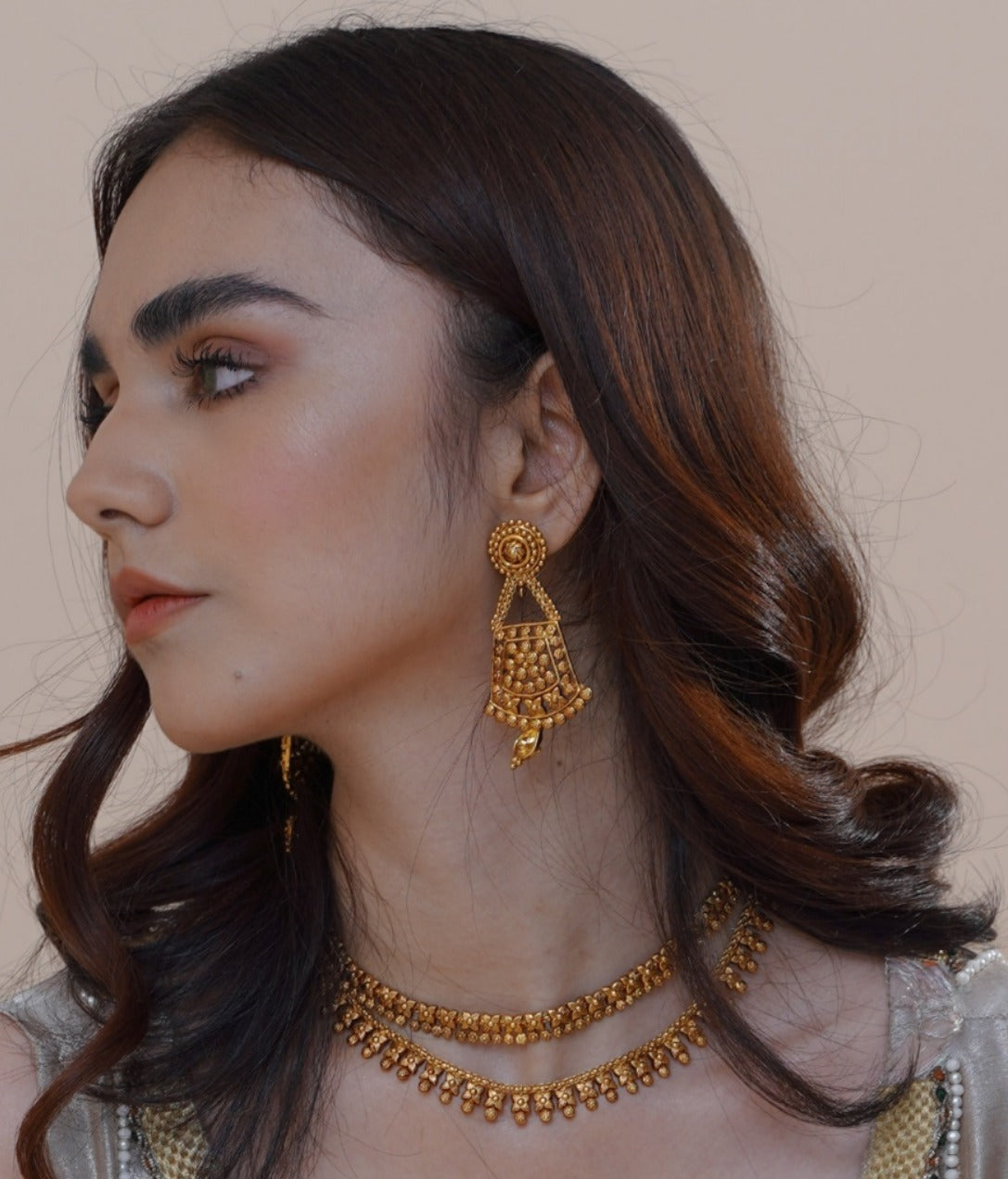 Antique golden set