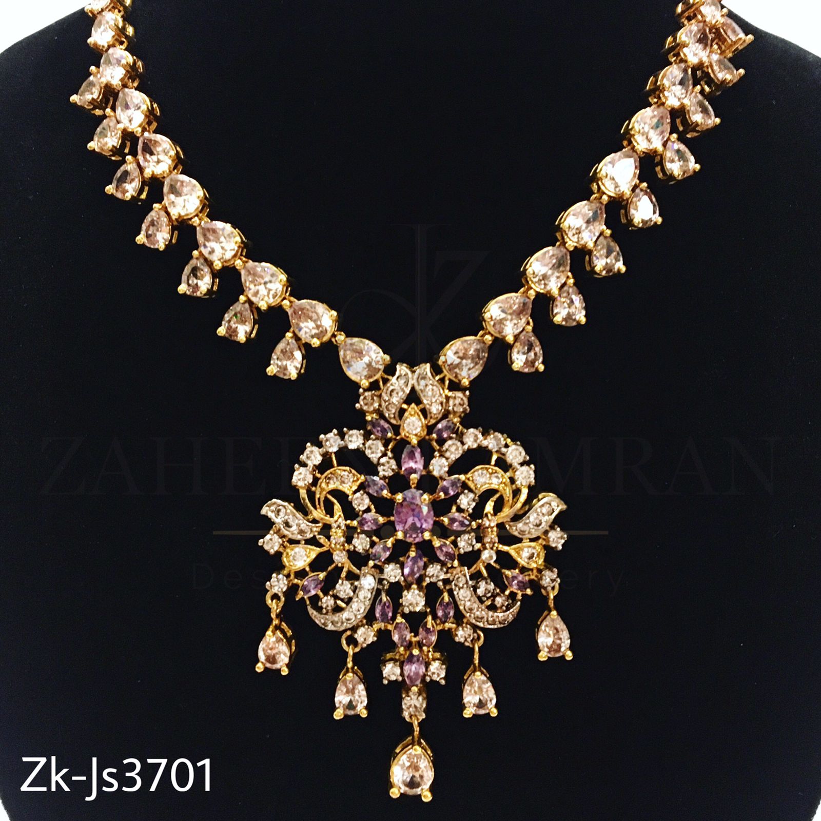 Glossy zirconia mala