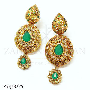 Emerald polki set