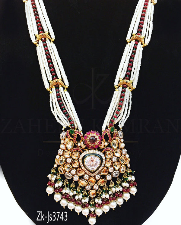 Bridal kundan mala set