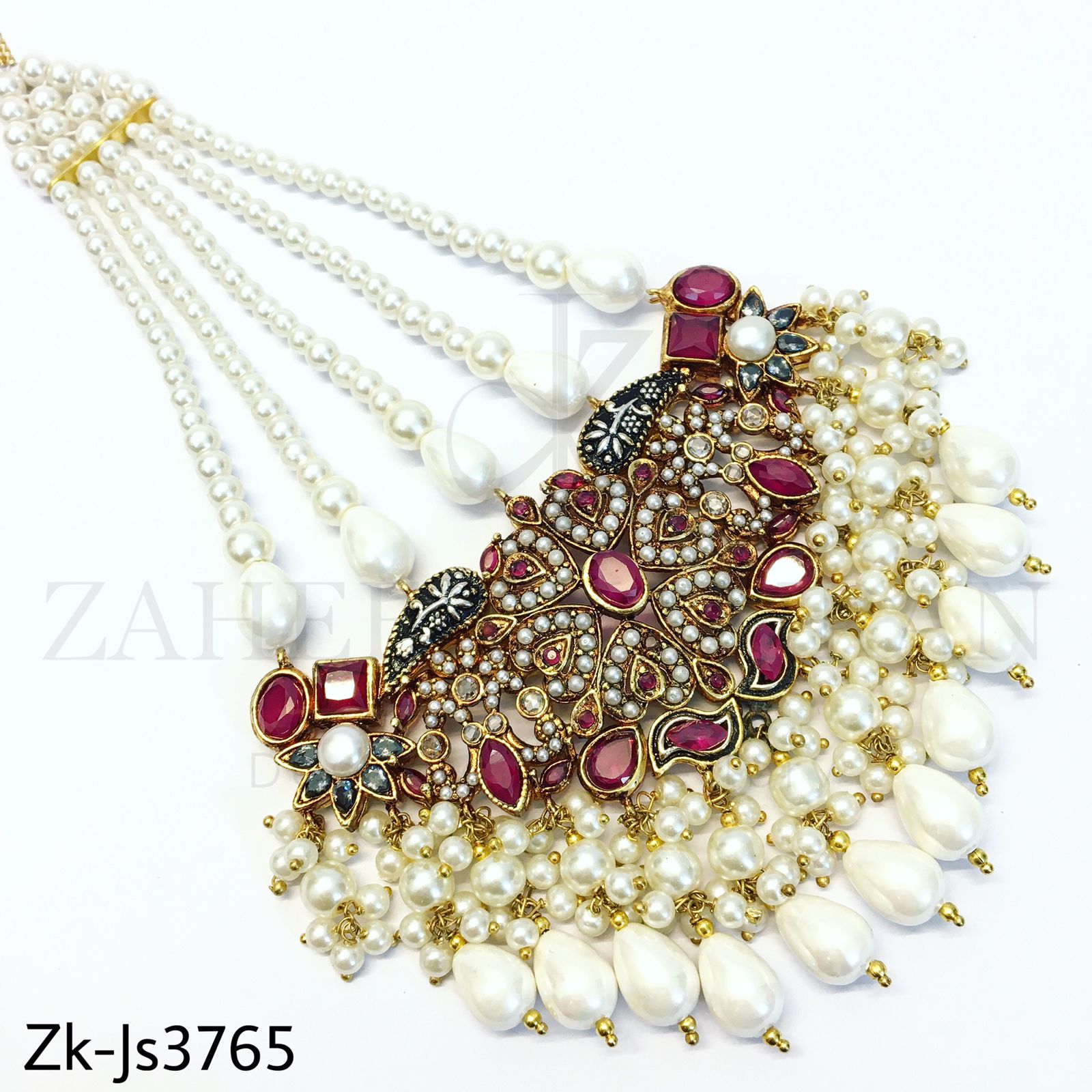 Vintage pearl bridal set