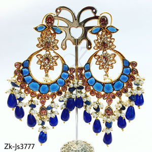 Sapphire bridal necklace set