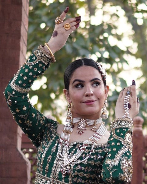 Majestic bridal set.