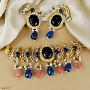 SAPPHIRE CHOKER SET