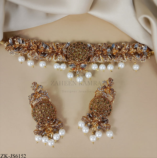 PERIDOT STONES SET