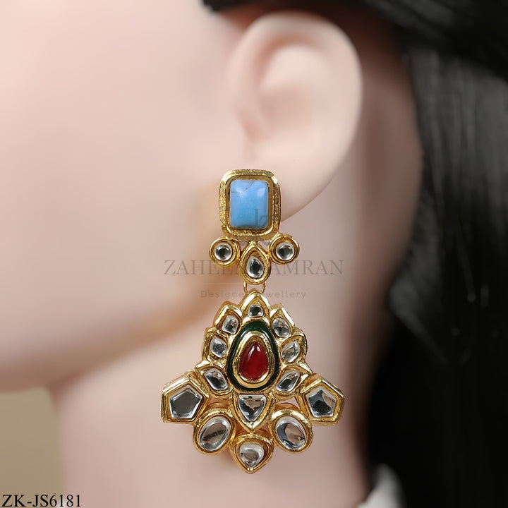 KUNDAN RUBY SET