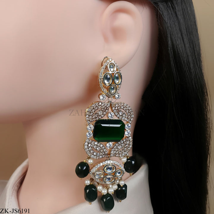 EMERALD SILVER SET