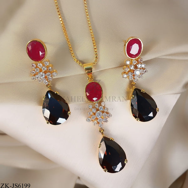 RUBY PENDANT SET