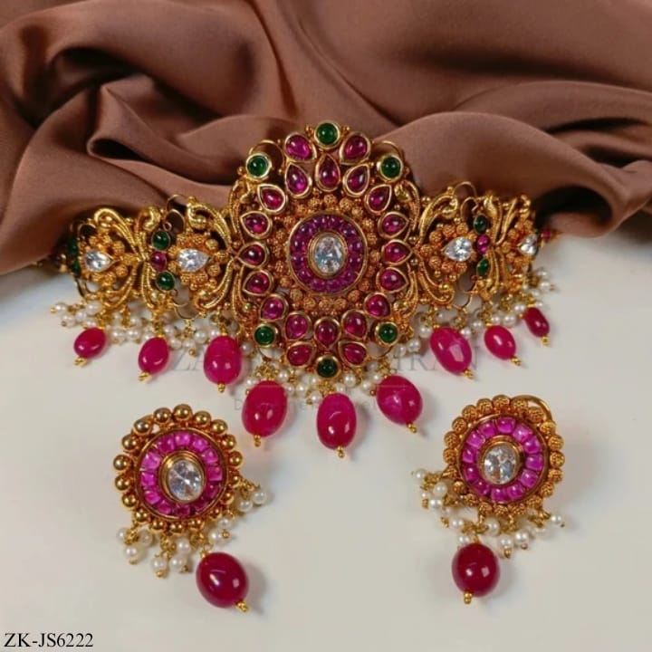 RUBY CHOKER SET