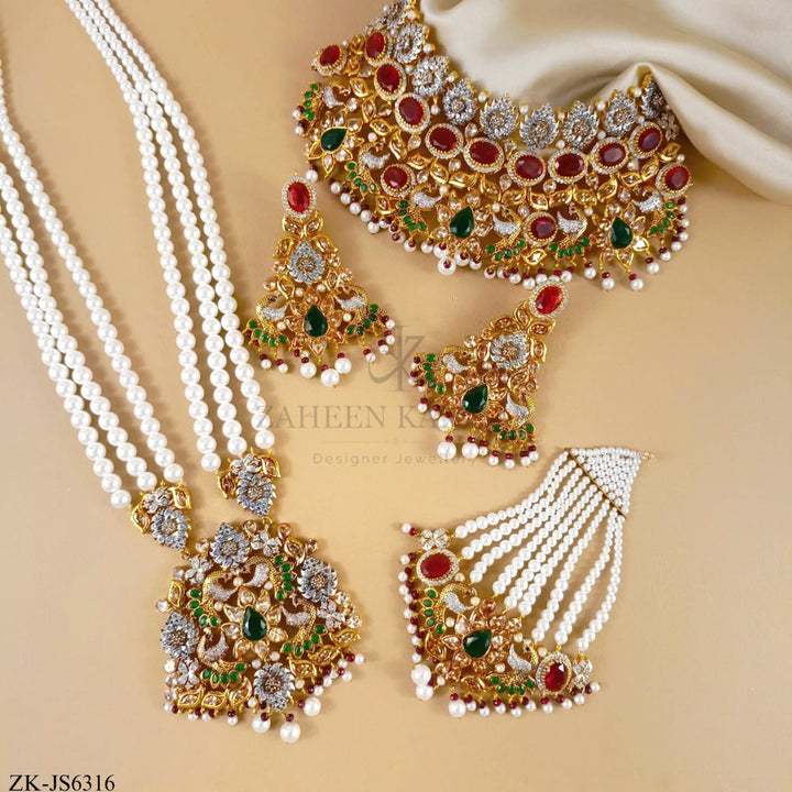 GARNET EMERALD SET