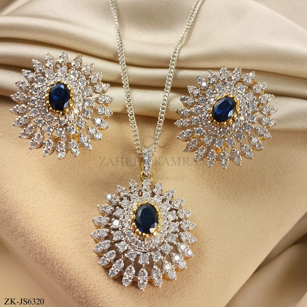 925 SAPPHIRE SET