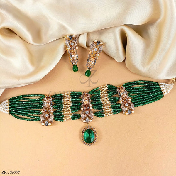 EMERALD CHOKER SET