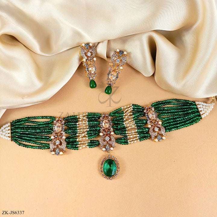 EMERALD CHOKER SET