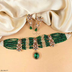 EMERALD CHOKER SET