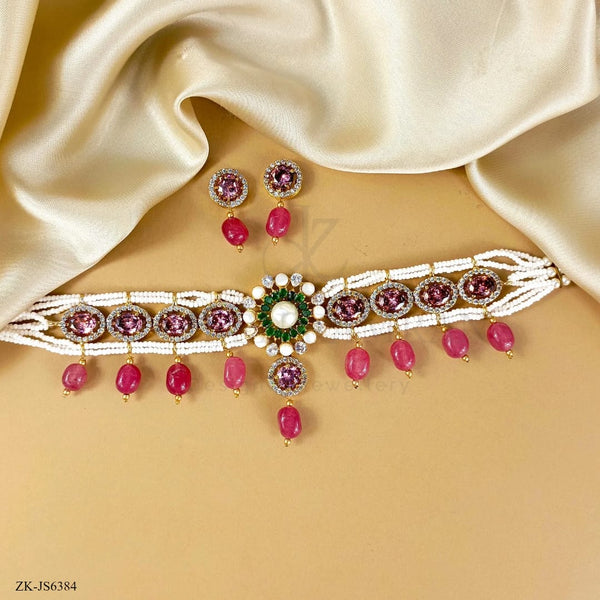 PINK ZIRCONIA SET