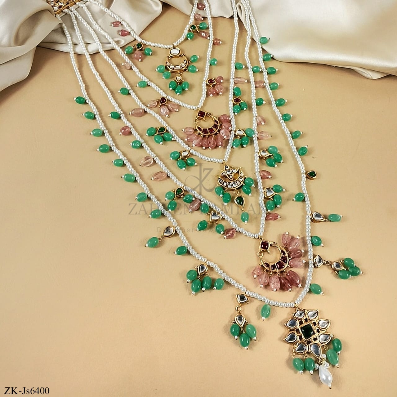 EMERALD LAYERED MALA