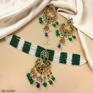 EMERALD CHOKER SET