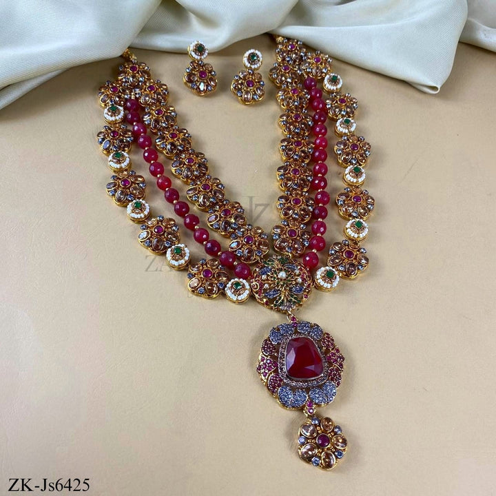 PINK ZIRCONIA MALA SET