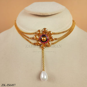 CHAMPAGNE CHOKER SET