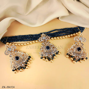 SAPPHIRE CHOKER SET