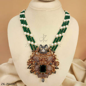 EMERALD MALA SET